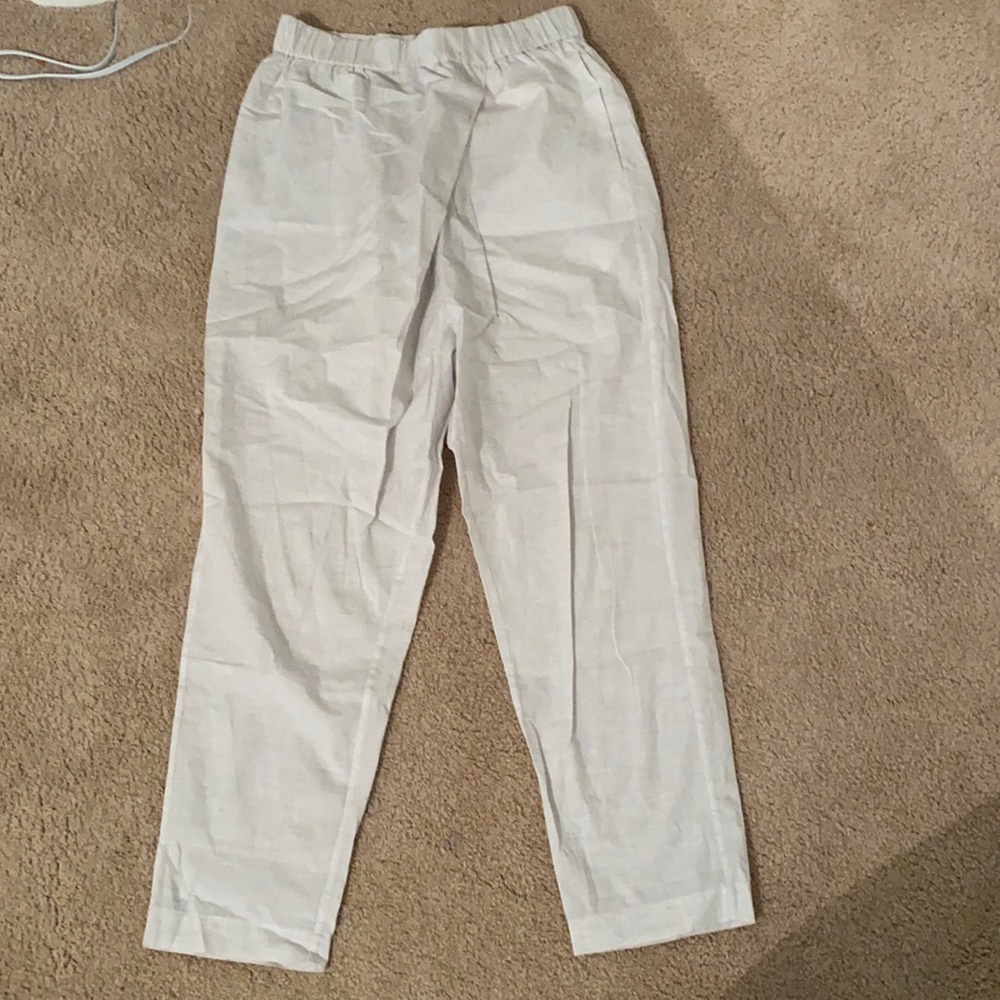 COS cotton summer front wrapped pants